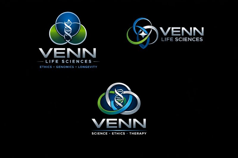Venn Life Sciences logo concepts